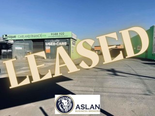 HIGH EXPOSURE CAR YARD FOR LEASE